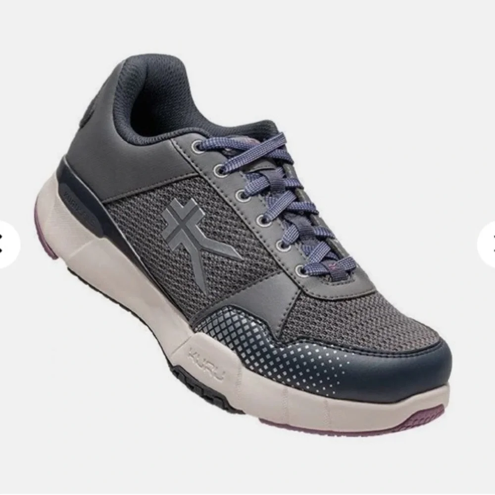KURU Quantum 2 Athletic Shoes‎ - Pewter and Night Sky 6 wide